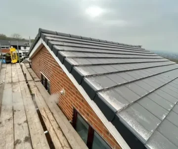 New roof after