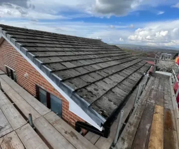 New roof before